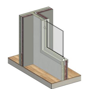 فمیلی پنجره دو جداره پارامتریک رویت – جزییات بالا